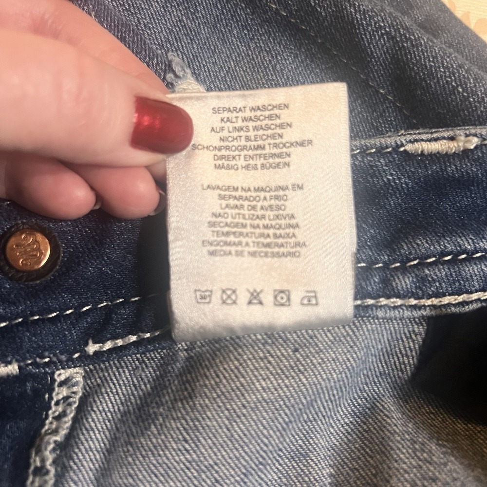 Miss Me Distressed Boyfriend Ankle Size 30 Stretchy Comfy Stylish Date Night - Picture 15 of 16